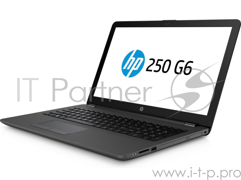 Ноутбук HP 250 G6 <5PP07EA> i3-7020U(2.3)/4Gb/128Gb SSD/15.6 FHD AG/Int:Intel HD 620/DVD/DOS/Dark Ash Silver