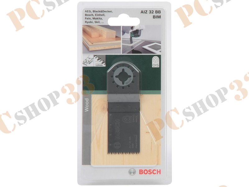 Аксессуар к инструменту - погружное пильное полотно Bosch AIZ 32 BB BIM 2609256946, биметаллическое, по дереву