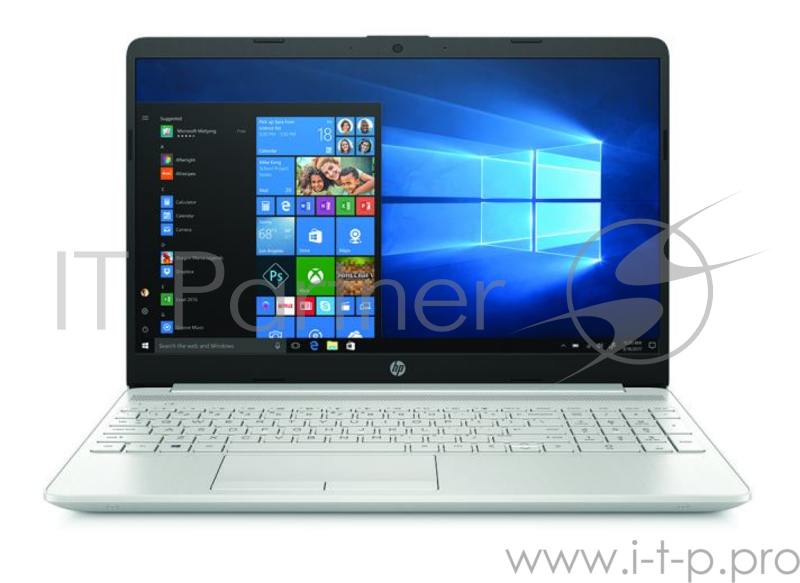 Ноутбук HP 15-dw0030ur <6TC48EA> i3-8145U (2.3)/8Gb/256Gb SSD/15.6FHD AG/Int Intel UHD 620/No ODD/Cam HD/DOS (Natural Silver)