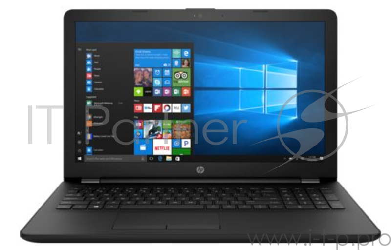 Ноутбук HP 15-bs180ur Pentium 4417U/4Gb/500Gb/Intel HD Graphics 610/15.6/HD (1366x768)/Windows 10/black/WiFi/BT/Cam