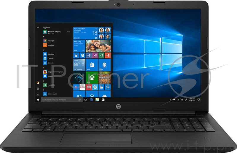 Ноутбук HP 15-da0452ur Core i3 7020U/8Gb/1Tb/nVidia GeForce Mx110 2Gb/15.6/SVA/HD (1366x768)/Windows 10/black/WiFi/BT/Cam