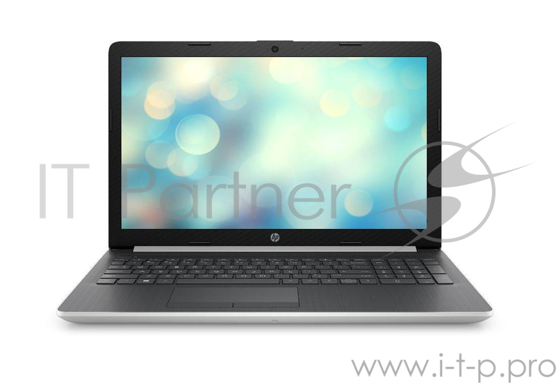 Ноутбук HP 15-da0461ur 15,6, Intel A6, 4Gb, 128Gb SSD, no ODD, Win10, серебристый