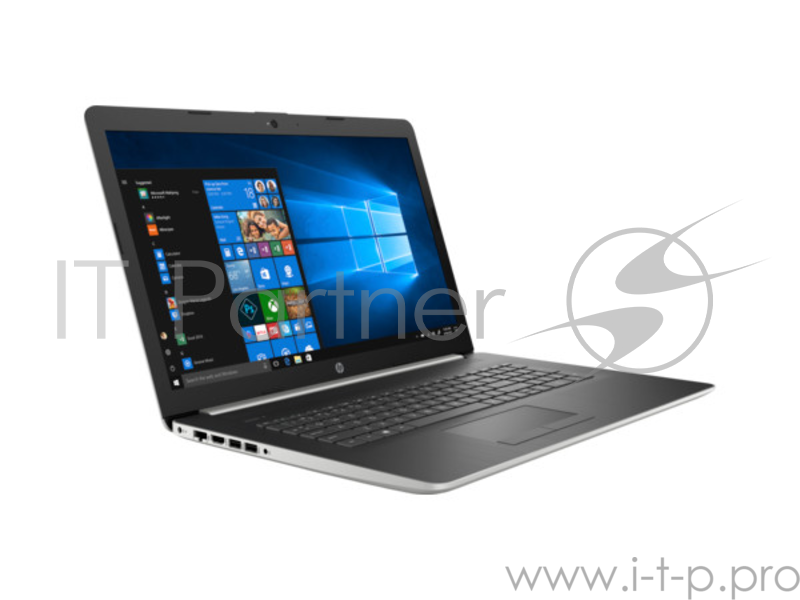 Ноутбук HP 17-by1019ur <5SW50EA> i7-8565U (1.8)/12Gb/1Tb+128Gb SSD/17.3 FHD IPS AG/AMD Radeon 530 4GB/DVD-RW/Cam HD/Win10 (Natural Silver)