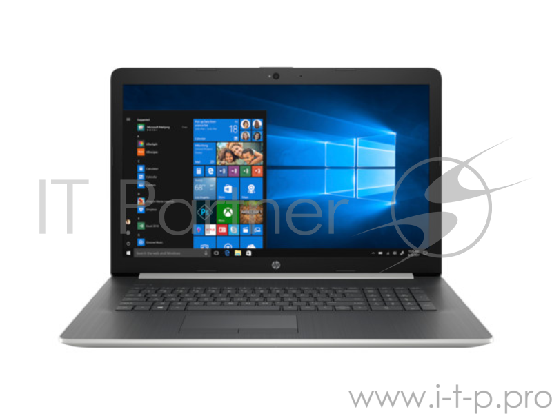 Ноутбук HP 17-by1019ur <5SW50EA> i7-8565U (1.8)/12Gb/1Tb+128Gb SSD/17.3 FHD IPS AG/AMD Radeon 530 4GB/DVD-RW/Cam HD/Win10 (Natural Silver)