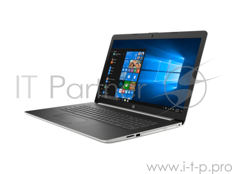 Ноутбук HP 17-by1019ur <5SW50EA> i7-8565U (1.8)/12Gb/1Tb+128Gb SSD/17.3 FHD IPS AG/AMD Radeon 530 4GB/DVD-RW/Cam HD/Win10 (Natural Silver)