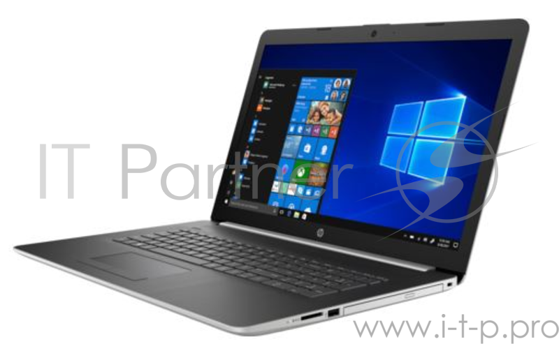 Ноутбук HP 17-by1034ur <6SW67EA> i5-8265U (1.6)/8Gb/1Tb/17.3 FHD AG IPS/Int Intel UHD 620/DVD-RW/Cam HD/Win10 (Natural Silver)