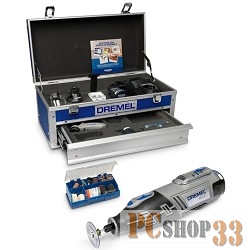 Многофункциональный инструмент Dremel 8200-5/65 Cordless Platinum Edition F0138200KR, аккум. (Li-Ion 10.8В, 30000об./мин.) + доп.аккум. + кейс