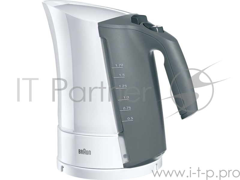 Чайник электрический Braun WK300WH 1.7л. 2280Вт белый (корпус: пластик)