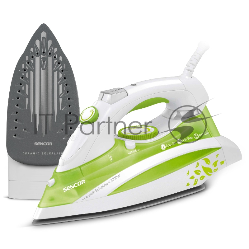 Утюг Sencor, 2200Вт, пар 25/120 гр/мин., керамика