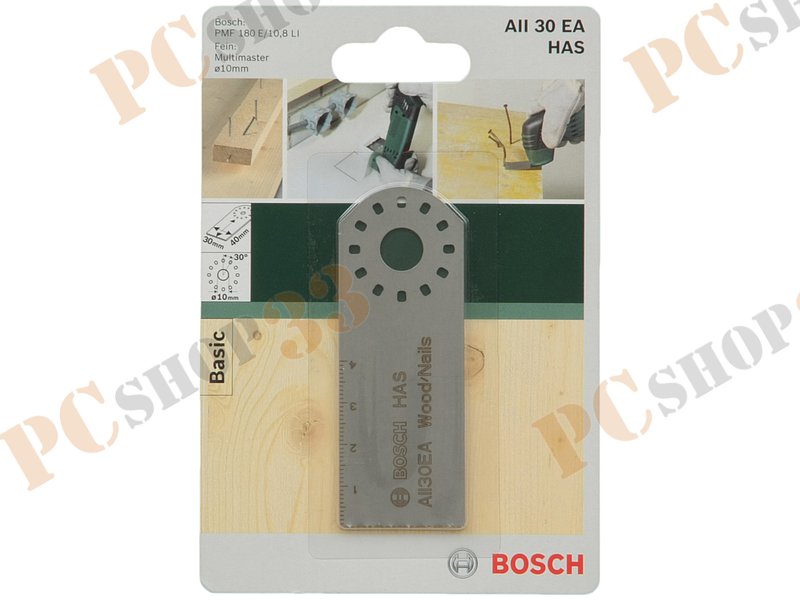 Аксессуар к инструменту - погружное пильное полотно Bosch AII 30 EA HAS 2609256992, по дереву