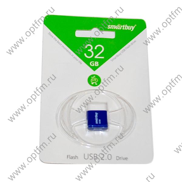 32GB USB 2.0 Flash Drive SmartBuy Lara синий (SB32GBLARA-B)