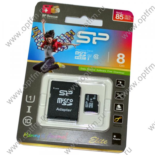 8GB Silicon Power MicroSD (Transflash) class 10