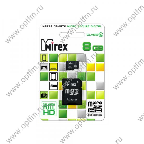 8GB Mirex MicroSD (Transflash) class 10