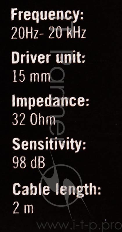 Наушники с микрофоном A4 S-7-1 черный 2м вкладыши в ушной раковине