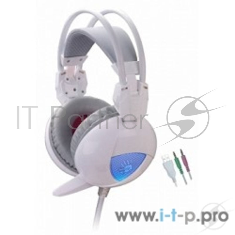 Наушники с микрофоном A4 Bloody G310 белый 2.2м мониторы оголовье (G310)
