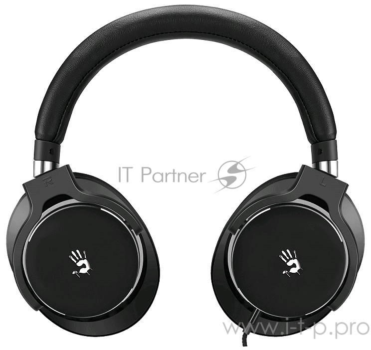 Наушники с микрофоном A4 Bloody M550 черный/красный 1.2м мониторы оголовье