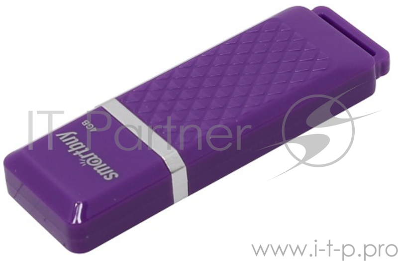 Внешний накопитель 4Gb USB Drive <USB2.0> Smartbuy Quartz series Violet (SB4GBQZ-V)