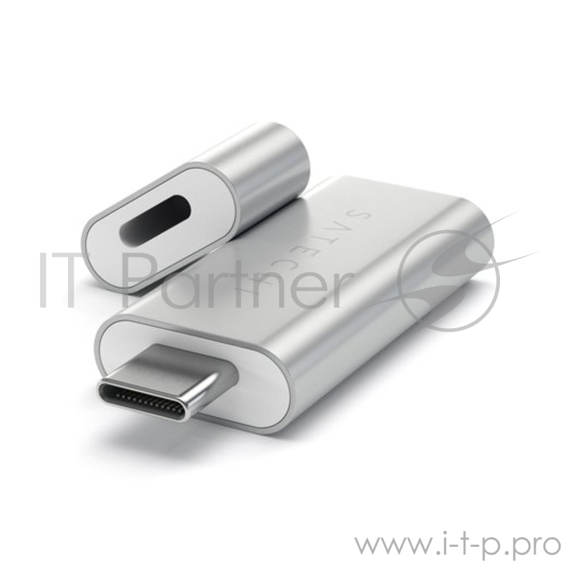 Кардридер Satechi Aluminum Type-C USB 3.0 and Micro/SD. Интерфейс Type-C. Цвет серебряный.