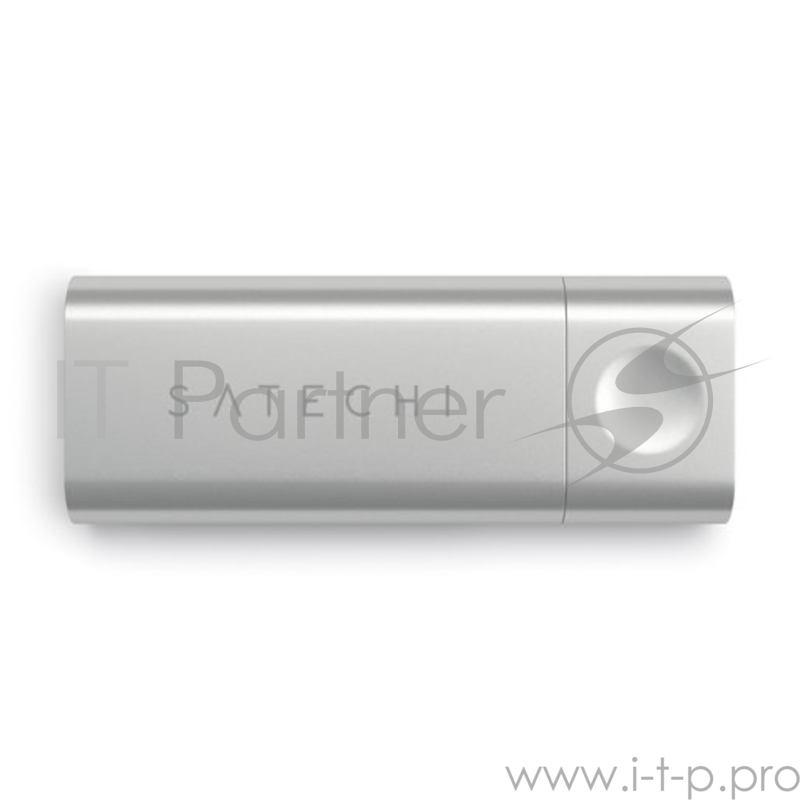 Кардридер Satechi Aluminum Type-C USB 3.0 and Micro/SD. Интерфейс Type-C. Цвет серебряный.