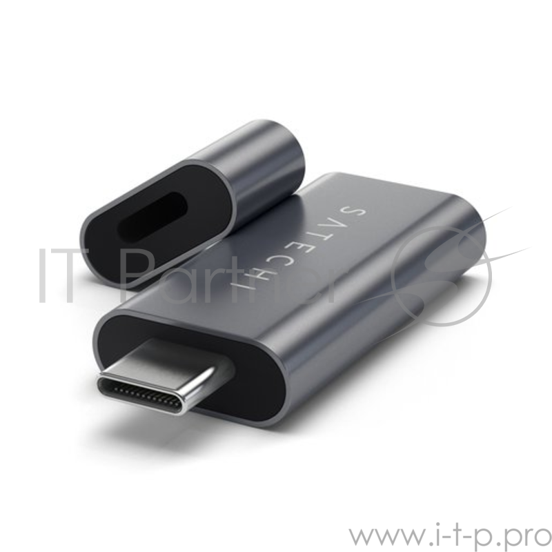 Кардридер Satechi Aluminum Type-C USB 3.0 and Micro/SD. Интерфейс Type-C. Цвет серый космос.