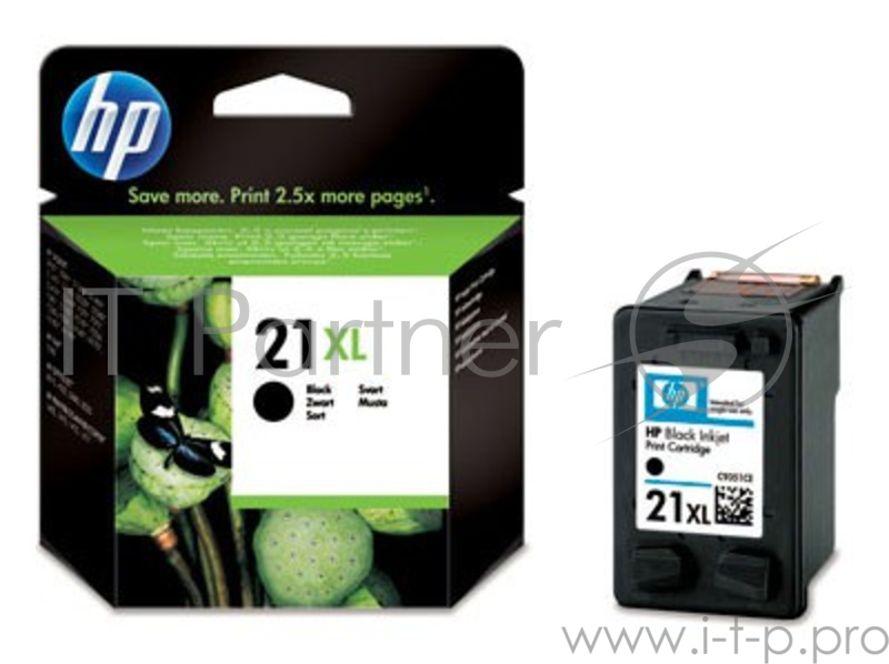 Картридж струйный HP 21XL C9351CE черный для HP DJ 3920/3940/D1460/3930/D1520/PSC 1410