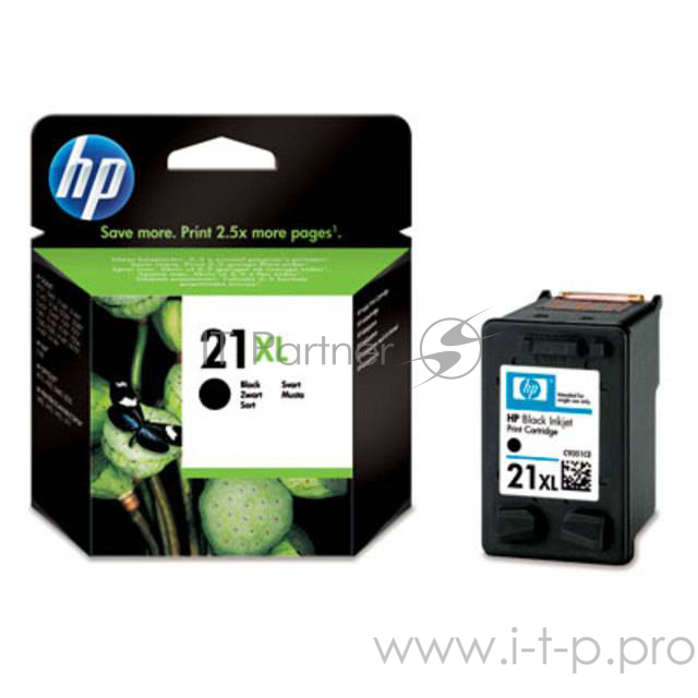 Картридж струйный HP 21XL C9351CE черный для HP DJ 3920/3940/D1460/3930/D1520/PSC 1410