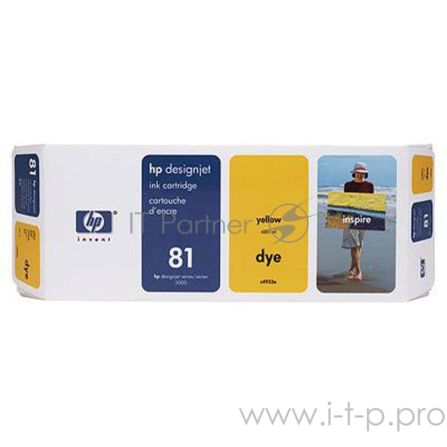 Картридж струйный HP C4933A желтый для HP DJ 5000