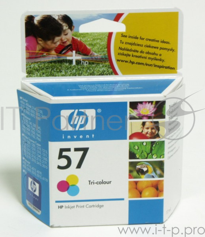 Картридж струйный HP №57 C6657AE многоцветный для HP DJ5550/450/PS 100/130/230/7150/7350/7550 (500стр.)