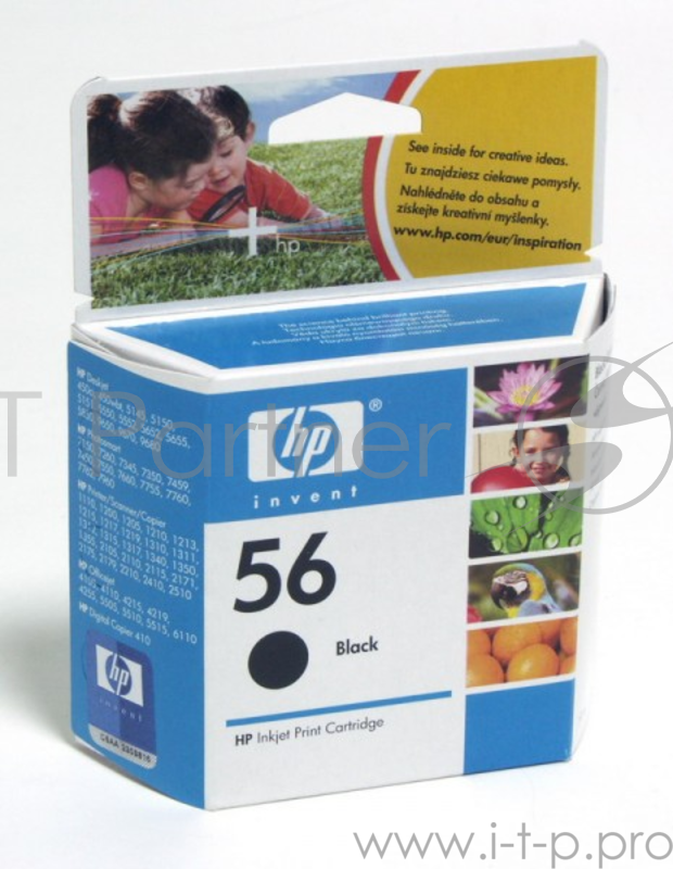 Картридж струйный HP №56 C6656AE черный для HP PCS 2100/DJ 5550/450/PS 7150/7350/7550 (520стр.)