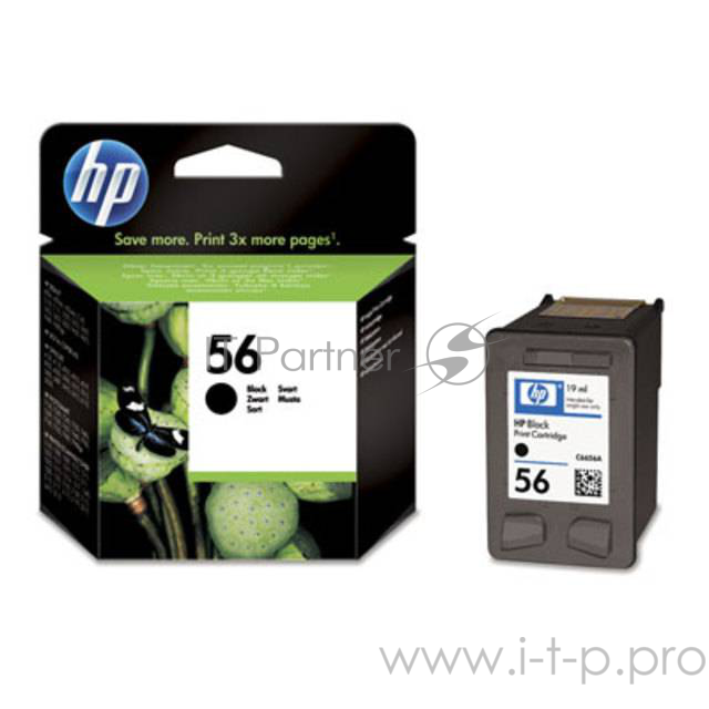 Картридж струйный HP №56 C6656AE черный для HP PCS 2100/DJ 5550/450/PS 7150/7350/7550 (520стр.)