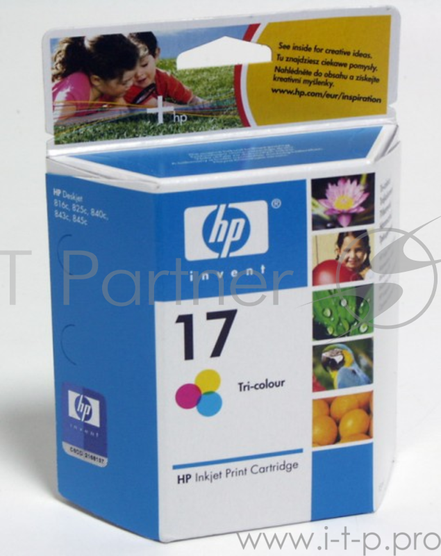 Картридж струйный HP №17 C6625A многоцветный для HP DJ 840C (480стр.)