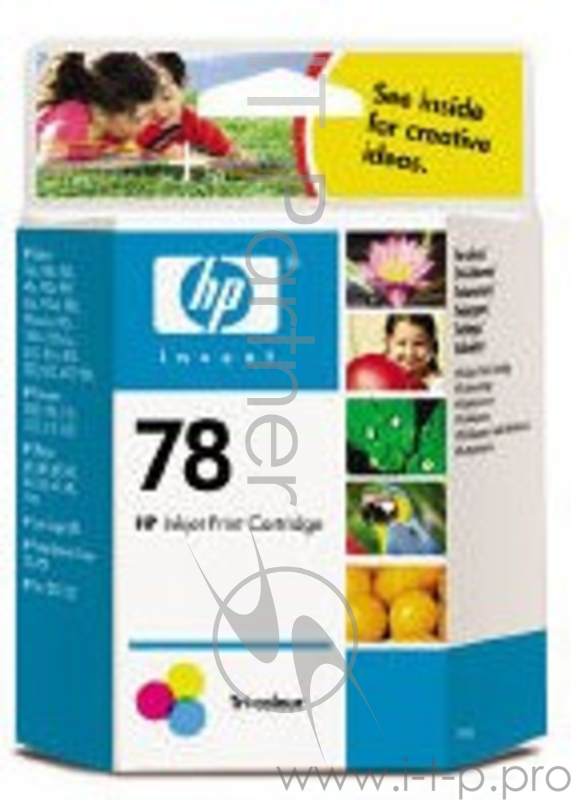 Картридж струйный HP №78 C6578D многоцветный для HP DJ 9xxC/DJ3820/6122/6127/PS1xxx