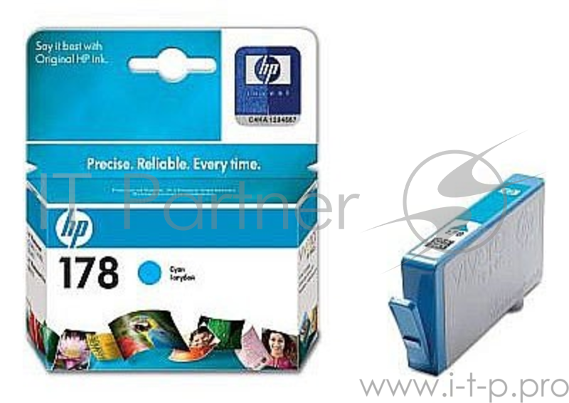 Картридж струйный HP №178 CB318HE голубой для HP C5383/C6383/B8553/D5463 (300стр.)