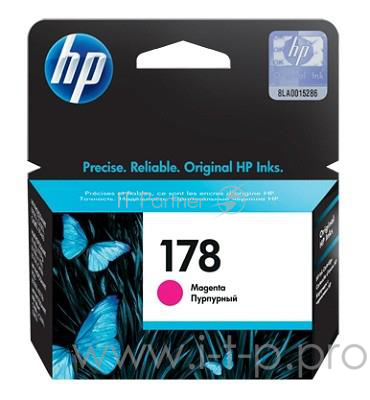 Картридж струйный HP №178 CB319HE пурпурный для HP C5383/C6383/B8553/D5463 (300стр.)