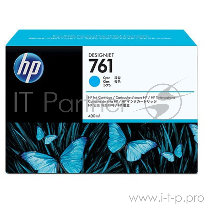 Картридж струйный HP №761 CM994A голубой для HP DJ T7100 (400мл)