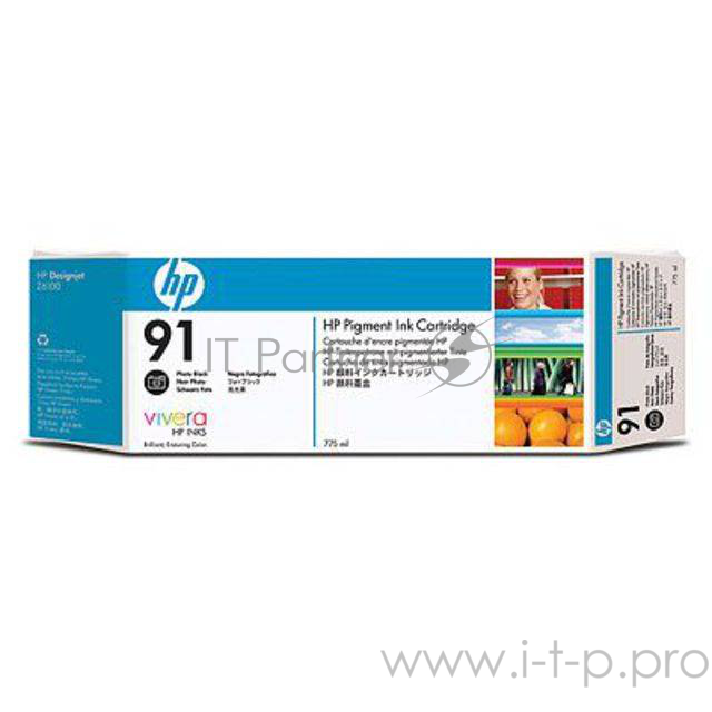 Картридж струйный HP №91 C9465A фото черный для HP DJ Z6100 (775мл)