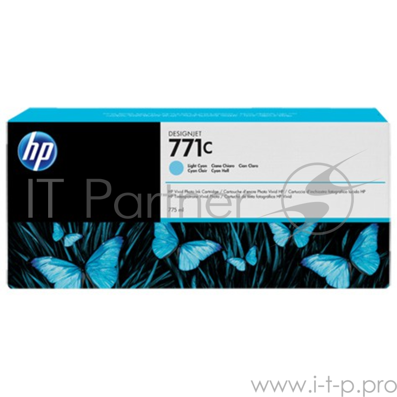 Картридж струйный HP №771C B6Y12A светло-голубой для HP DJ Z6200 (775мл)