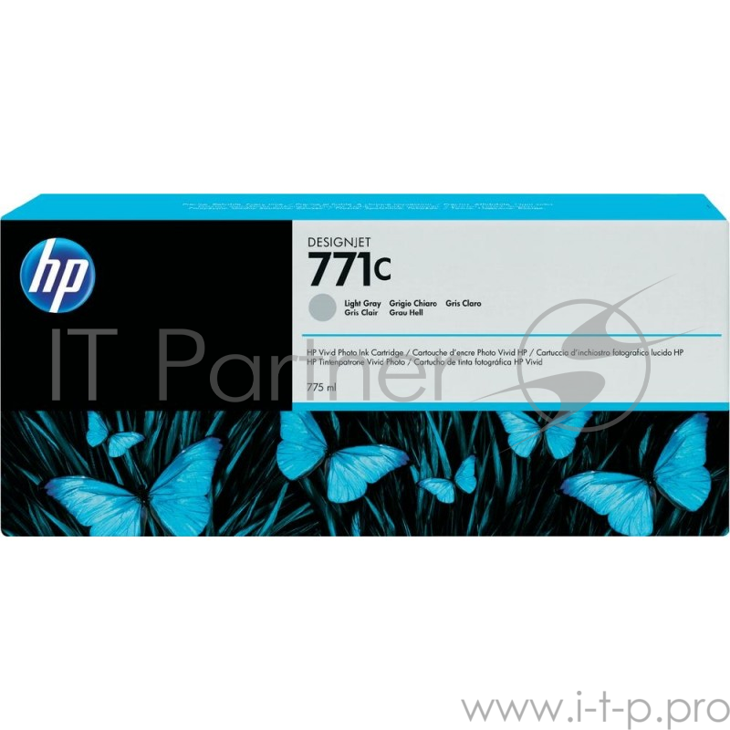 Картридж струйный HP №771C B6Y14A светло-серый для HP DJ Z6200 (775мл)