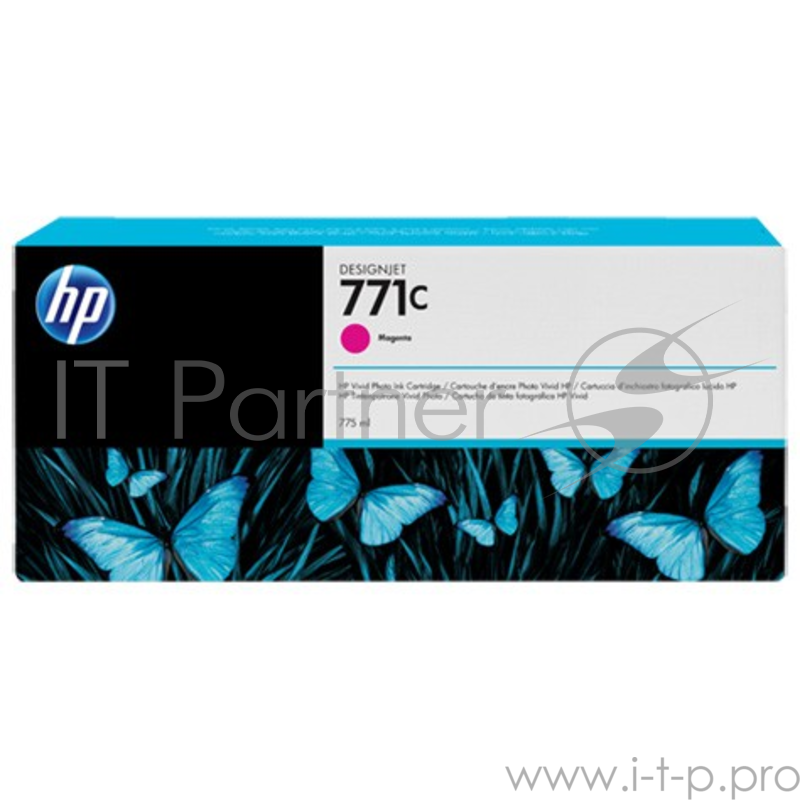 Картридж струйный HP №771C B6Y09A пурпурный для HP DJ Z6200 (775мл)