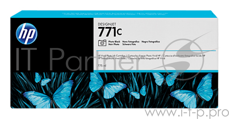 Картридж струйный HP №771C B6Y13A фото черный для HP DJ Z6200 (775мл)