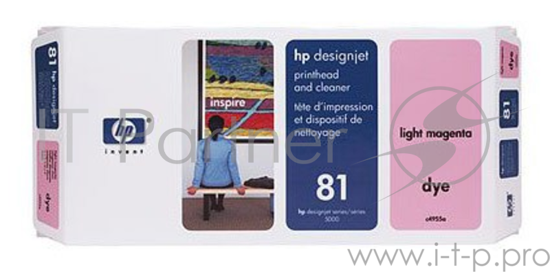 Картридж струйный HP №81 C4955A светло-пурпурный печатающая головка для HP DJ 5XXX