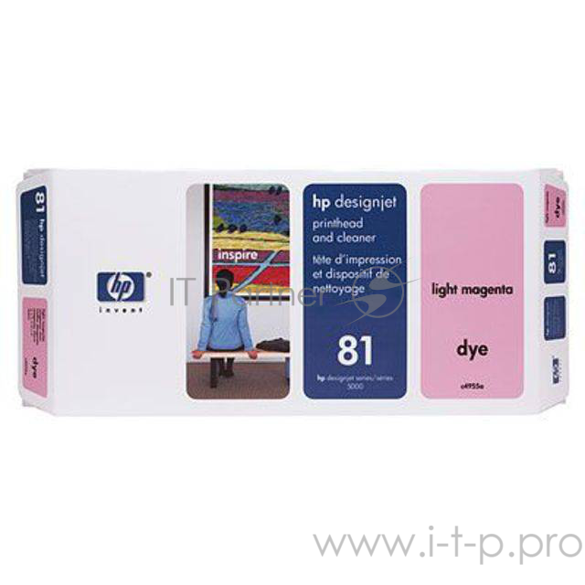 Картридж струйный HP №81 C4955A светло-пурпурный печатающая головка для HP DJ 5XXX