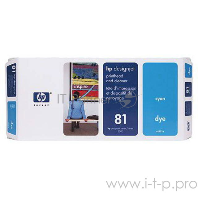 Картридж струйный HP C4951A голубой печатающая головка для HP DJ 5XXX
