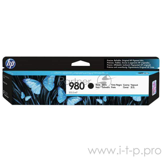 Картридж струйный HP D8J10A черный для HP OJ Ent X585/X555 (10000стр.)