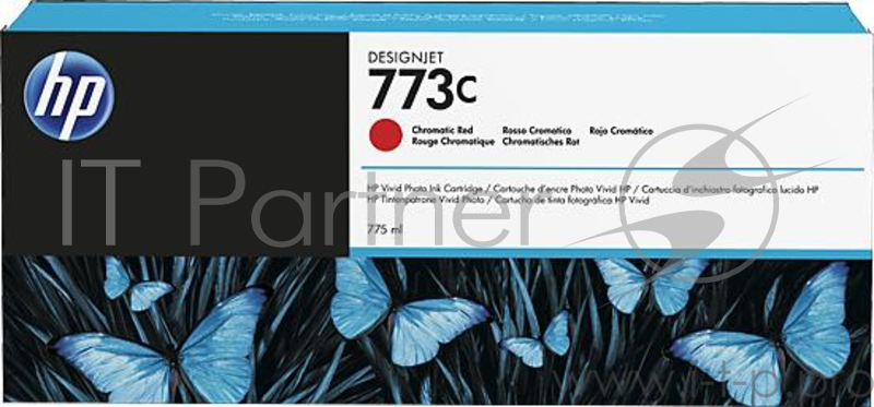 Картридж струйный HP 773C (C1Q38A) хроматический красный для HP Designjet Z6800 (775мл)