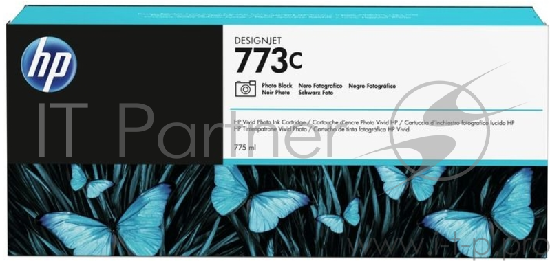 Картридж струйный HP 773C (C1Q43A) фото черный для HP Designjet Z6600/Z6800 (775мл)