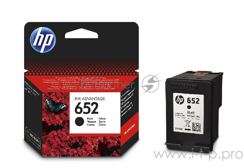 Картридж HP №652 (F6V25AE) черный, 360 стр., для DJ IA 1115/2135/3635/4535/3835/4675
