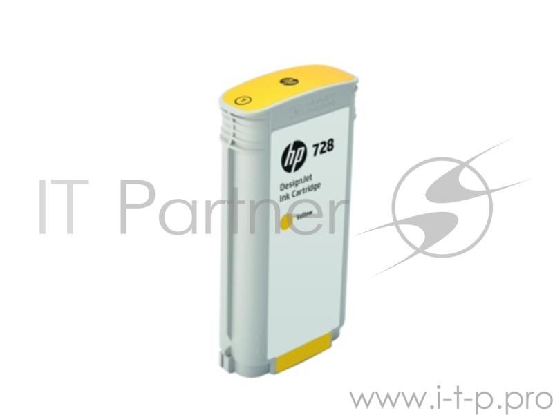 Картридж HP 728 с желтыми чернилами для принтеров Designjet, 130 мл