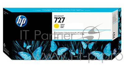 Картридж HP 727 с желтыми чернилами для принтеров Designjet, 300 мл