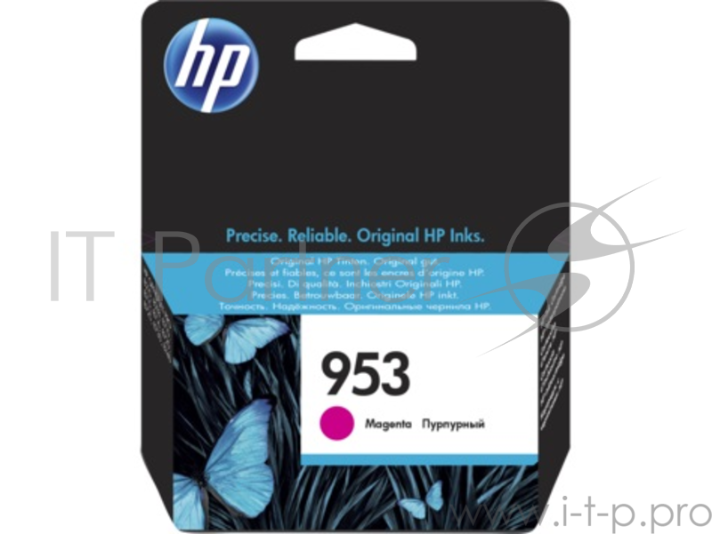 Картридж струйный HP 953 F6U13AE пурпурный для HP OJP 8710/8715/8720/8730/8210/8725 (700стр.)